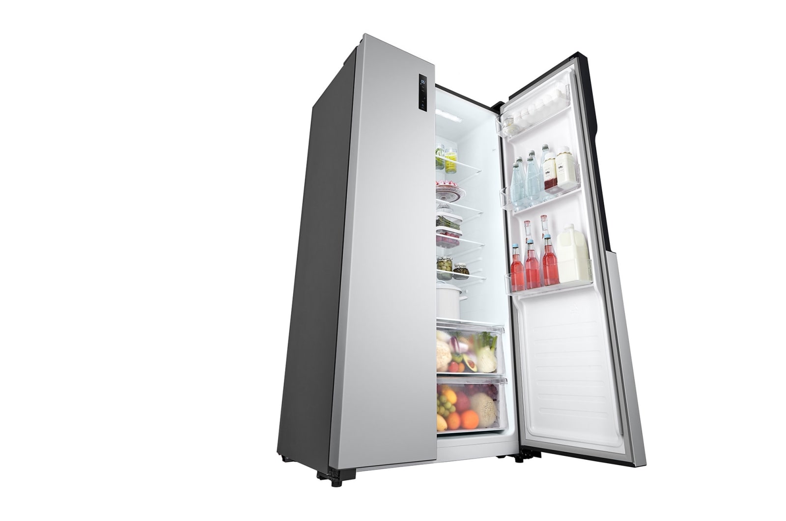 LG ثلاجه ال جي 2 باب 519 لتر/ توزيع متدفق للهواء, GCFB507PQAM
