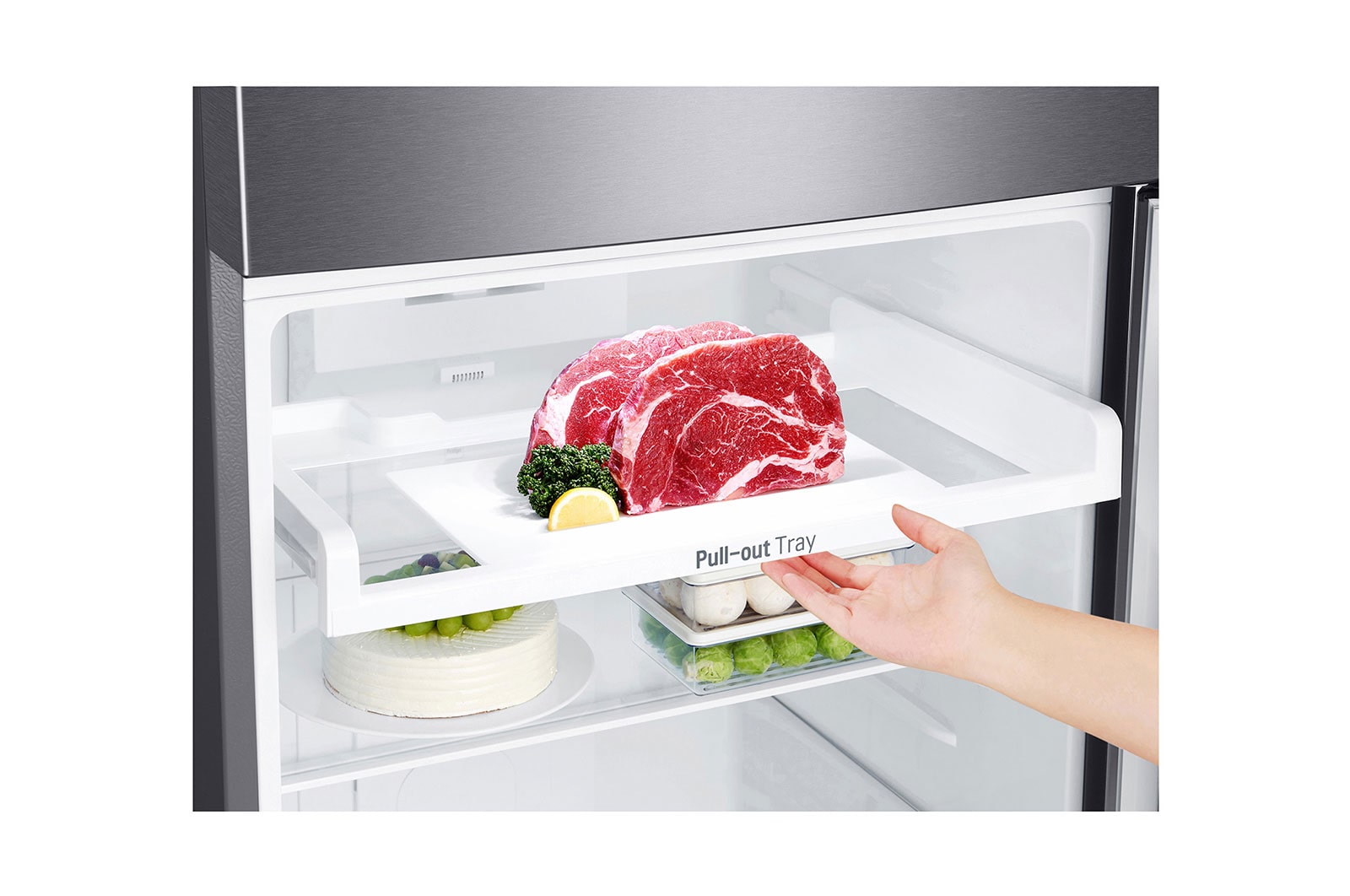 LG مكعب  فريزر علوي 312 لتر 11 قدم, GN-B562SQCL