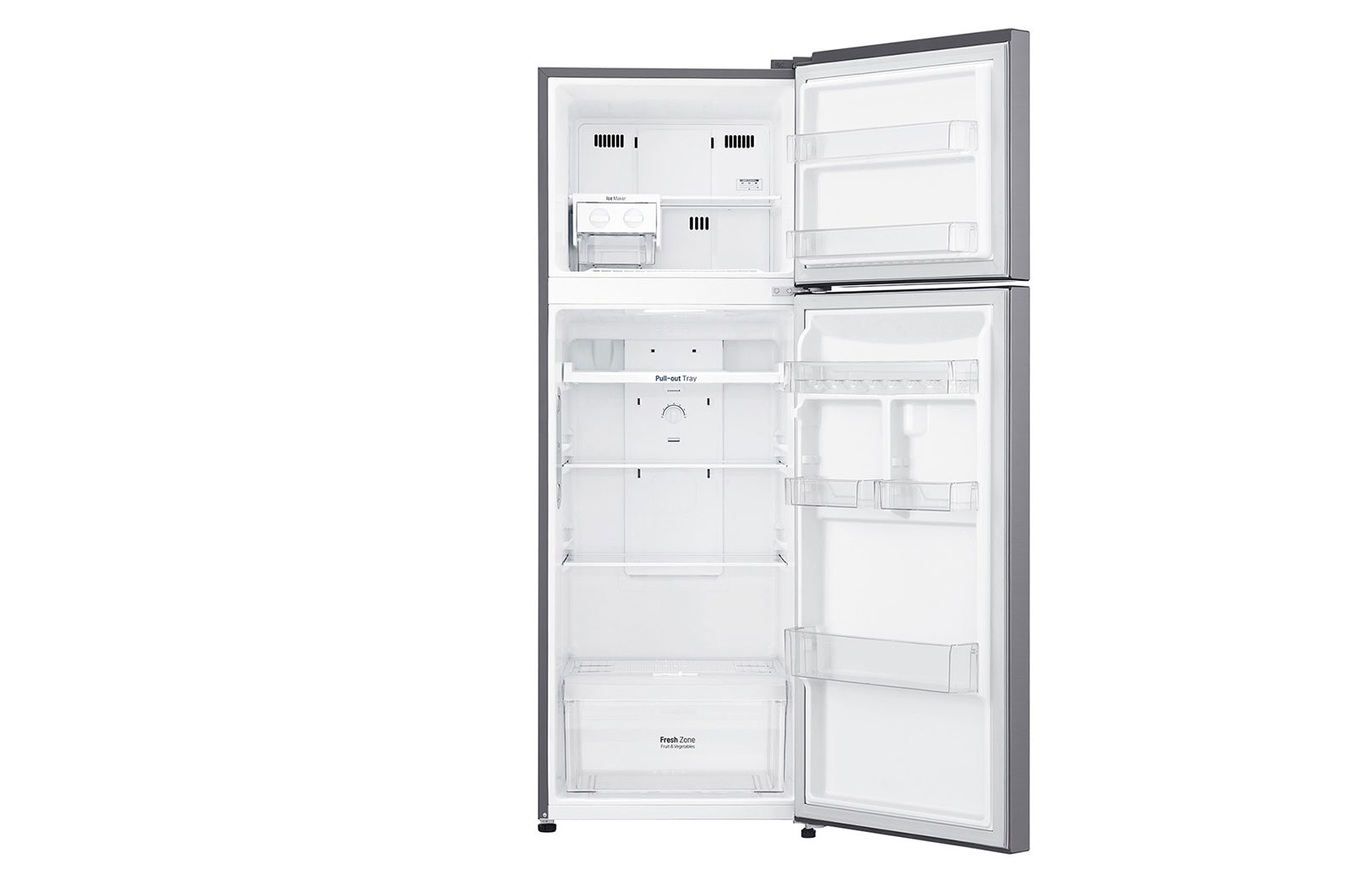 LG ضاغط خطي 312 لترًا، 11 قدمًا مكعبًا، فلتر تنقية Hygiene Fresh، خاصية Door Cooling, GN-C462SLCN