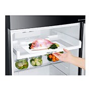 LG ضاغط خطي 393 لترًا، 14 قدمًا مكعبًا، رقمية، فلتر تنقية Hygiene Fresh، خاصية Door Cooling, GN-C562SGCU