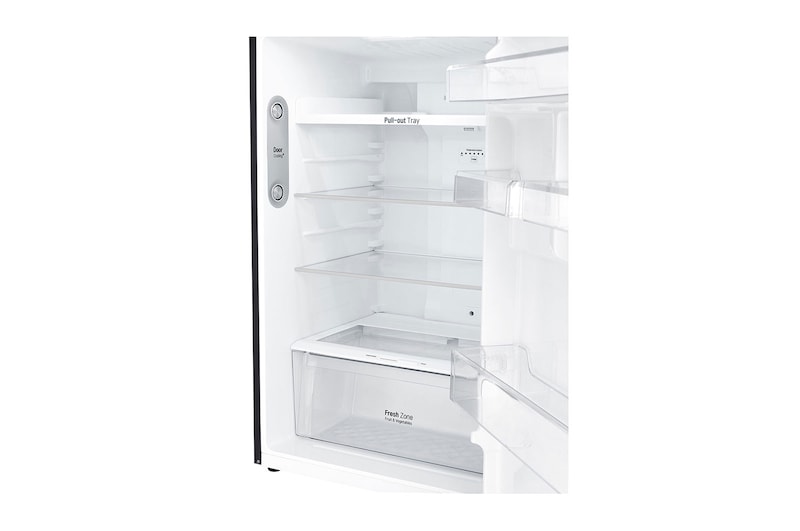 LG ضاغط خطي 393 لترًا، 14 قدمًا مكعبًا، رقمية، فلتر تنقية Hygiene Fresh، خاصية Door Cooling, GN-C562SGCU