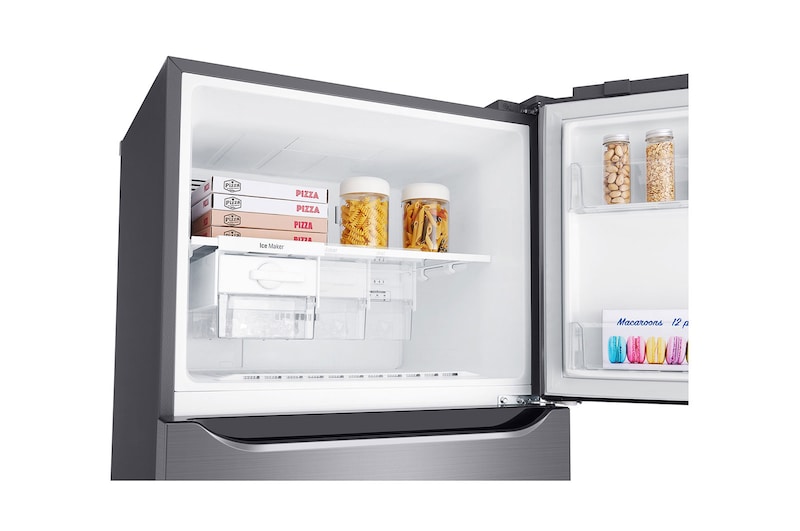 LG ضاغط خطي 393 لترًا، 14 قدمًا مكعبًا، فلتر تنقية Hygiene Fresh، خاصية Door Cooling, GN-C562SLCU