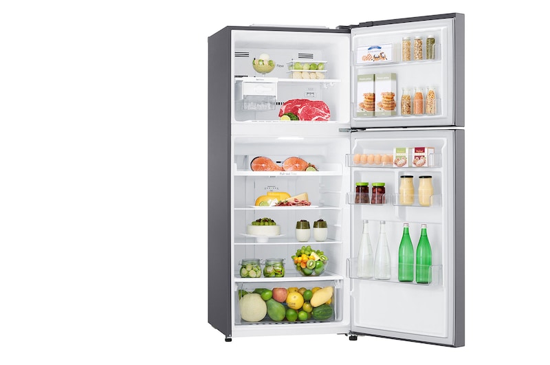 LG ضاغط خطي 393 لترًا، 14 قدمًا مكعبًا، فلتر تنقية Hygiene Fresh، خاصية Door Cooling, GN-C562SLCU