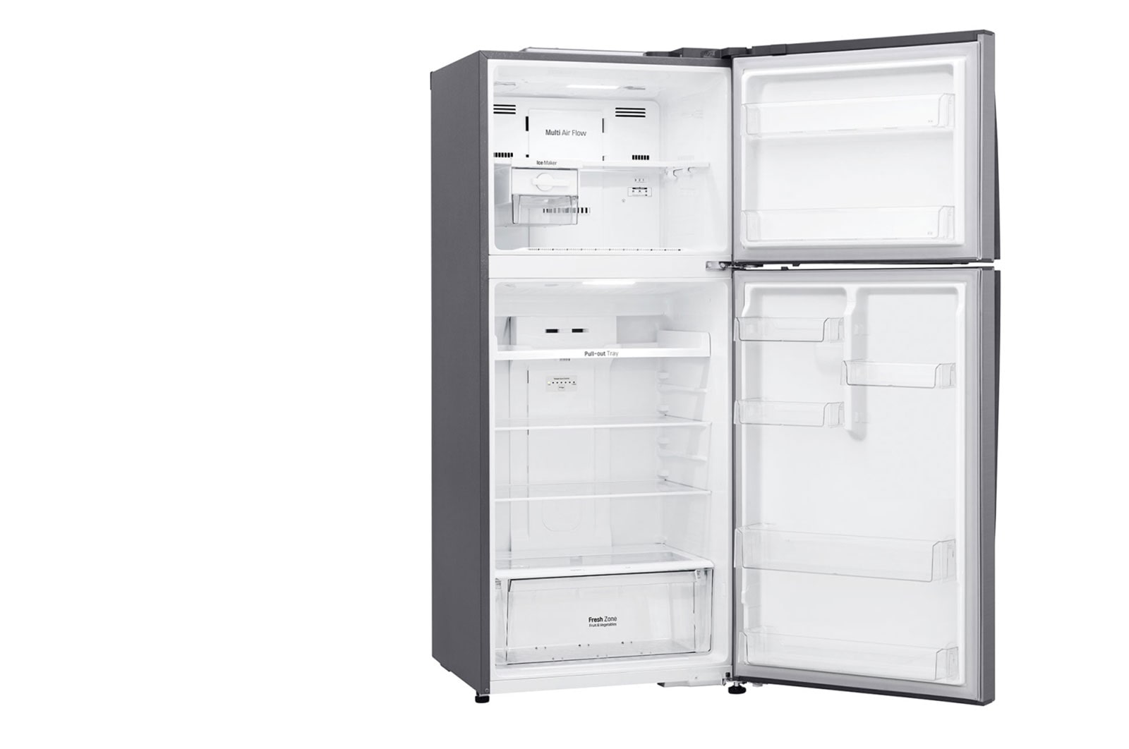 LG ضاغط خطي 478 لترًا، 17 قدمًا مكعبًا، فلتر تنقية Hygiene Fresh، خاصية Door Cooling, GN-C622HLCU