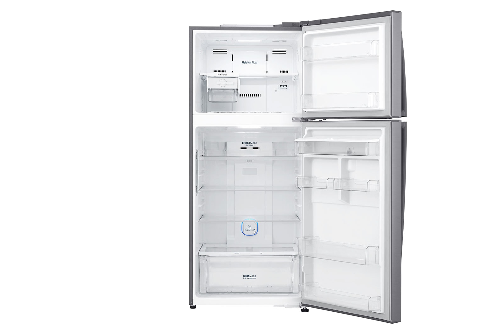 LG ضاغط خطي 509 لترات، 18 قدمًا مكعبًا، موزع، فلتر تنقية Hygiene Fresh، خاصية Door Cooling, GN-F722HLHU