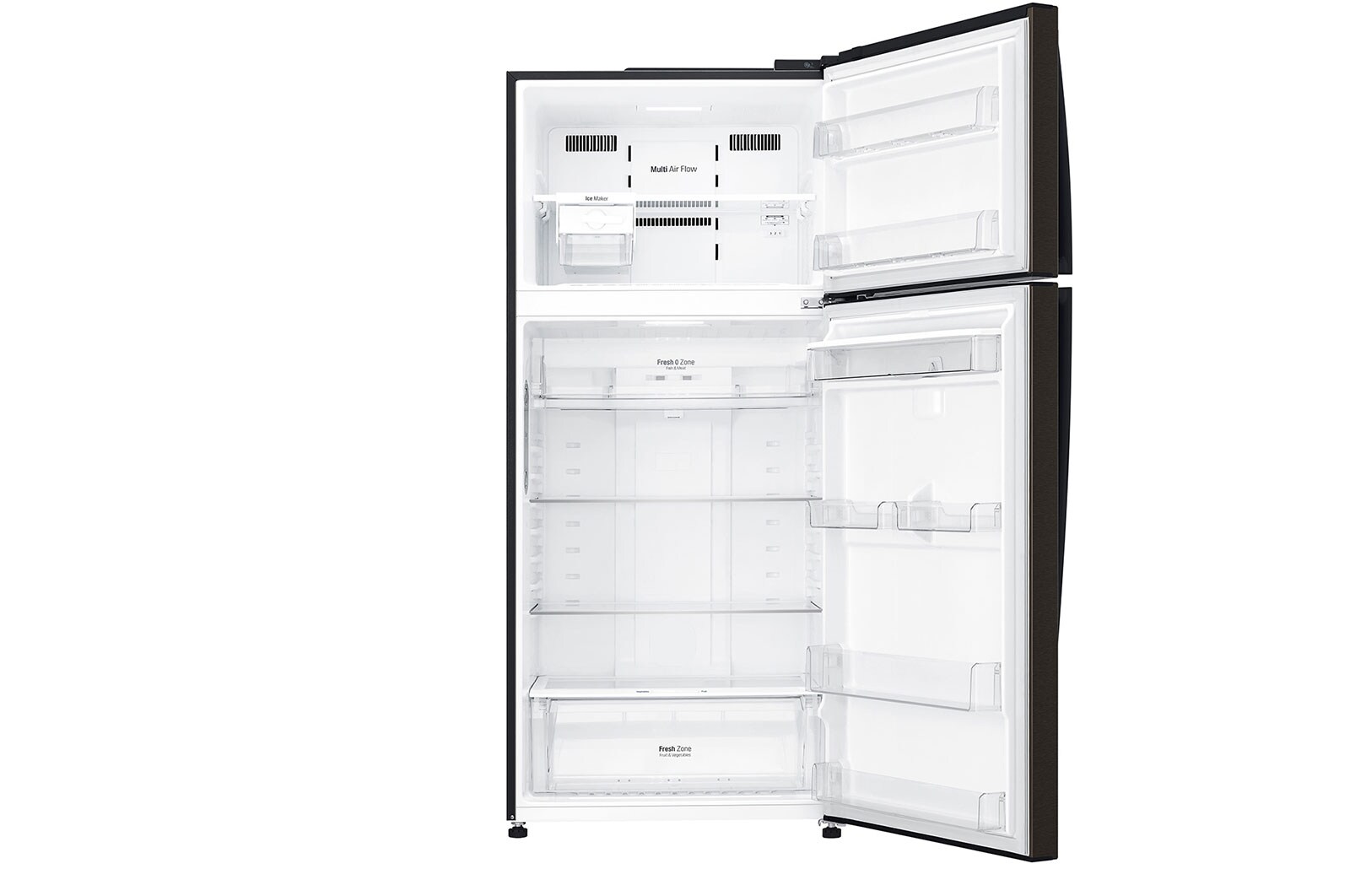 LG ضاغط خطي 509 لترات، 18 قدمًا مكعبًا، موزع، فلتر تنقية Hygiene Fresh، خاصية Door Cooling, GN-F722HXHU