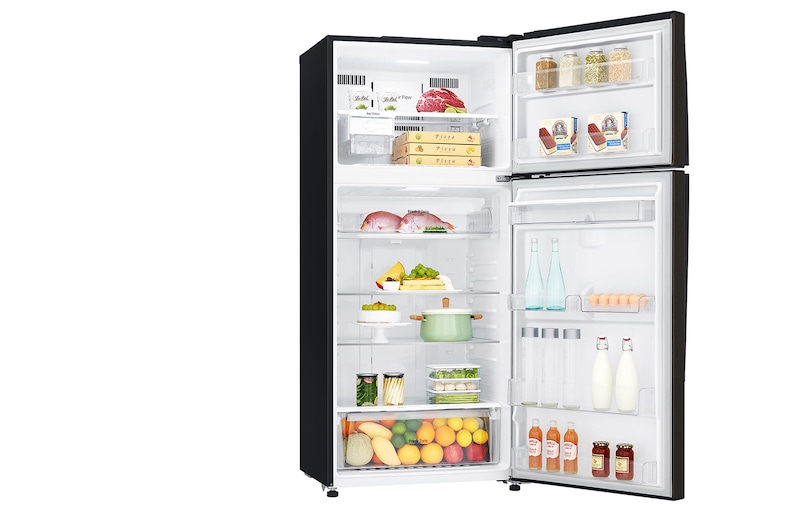 LG ضاغط خطي 509 لترات، 18 قدمًا مكعبًا، موزع، فلتر تنقية Hygiene Fresh، خاصية Door Cooling, GN-F722HXHU