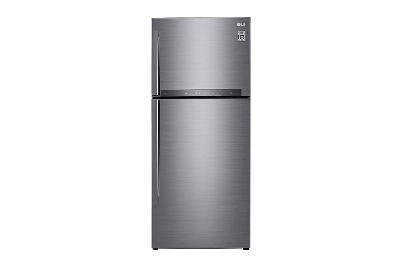 LG ضاغط خطي 410 لترات، 14 قدمًا مكعبًا، رقمية، فلتر تنقية Hygiene Fresh،<br>خاصية Door Cooling, GN-H562HLHU