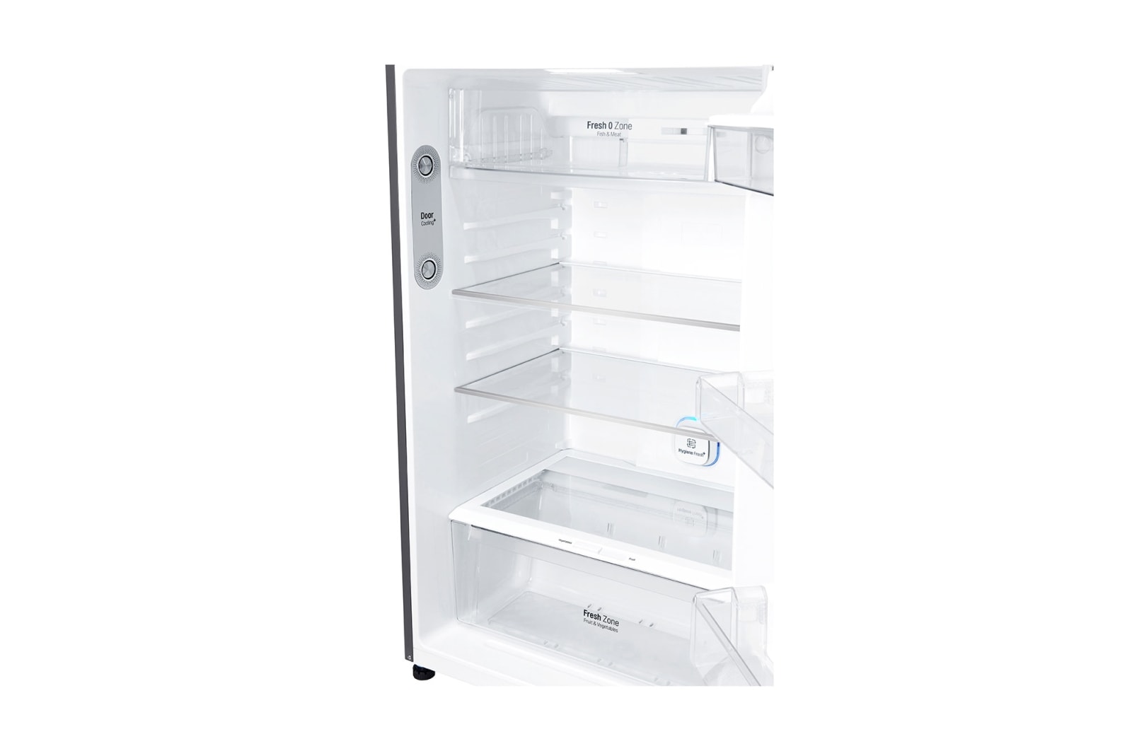 LG  475 لترًا، 17 قدمًا مكعبًا، رقمية، فلتر تنقية Hygiene Fresh، خاصية Door Cooling, GN-H622HQHL