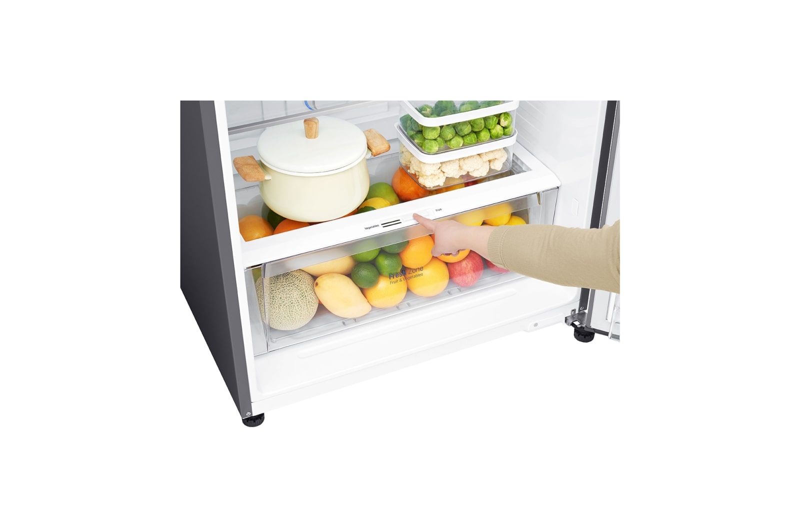LG  475 لترًا، 17 قدمًا مكعبًا، رقمية، فلتر تنقية Hygiene Fresh، خاصية Door Cooling, GN-H622HQHL