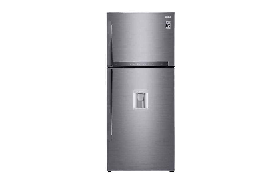 LG موتور موفر للطاقة 592 لترًا، 21 قدمًا مكعبًا، موزع، فلتر تنقية Hygiene Fresh، خاصية Door Cooling, GR-F822HLHM