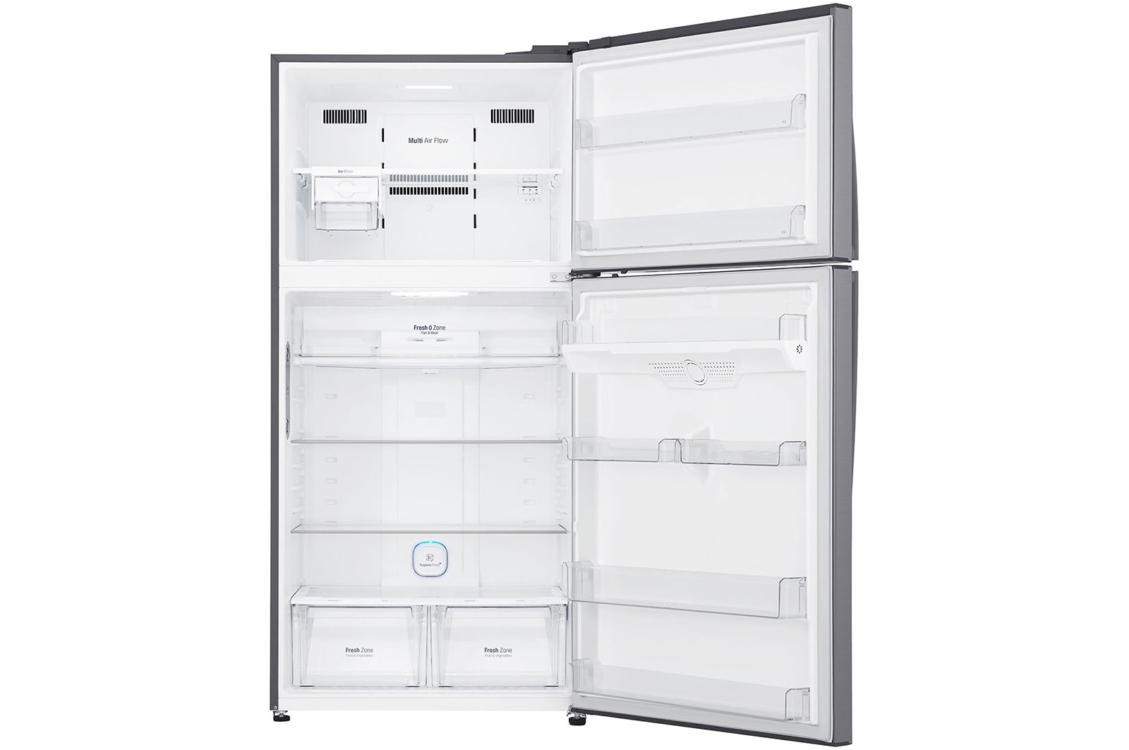 LG موتور موفر للطاقة 592 لترًا، 21 قدمًا مكعبًا، رقمية، فلتر تنقية Hygiene Fresh، خاصية Door Cooling, GR-H822HLHM