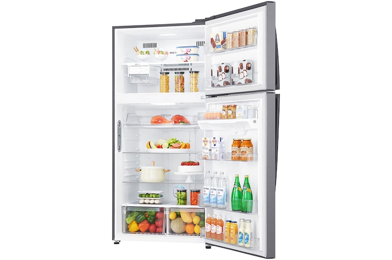 LG موتور موفر للطاقة 592 لترًا، 21 قدمًا مكعبًا، رقمية، فلتر تنقية Hygiene Fresh، خاصية Door Cooling, GR-H822HLHM