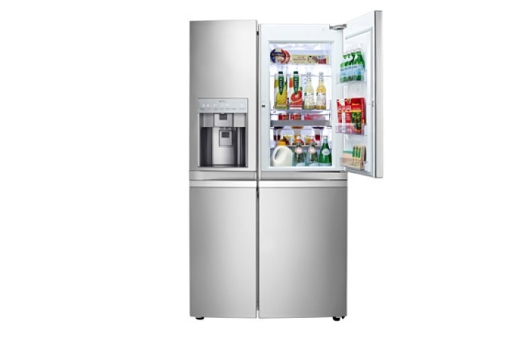 LG ثلاجه بنتلى باب داخل باب , GR-J297WSBN