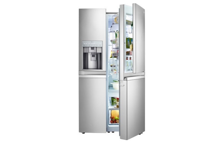 LG ثلاجه بنتلى باب داخل باب , GR-J297WSBN
