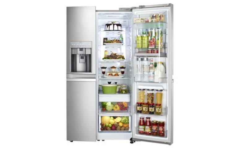 LG ثلاجه بنتلى باب داخل باب , GR-J297WSBN