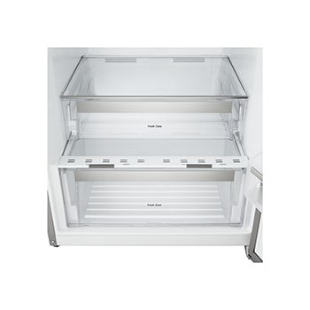 أدراج الخضروات، تكشف عن سلال Fresh Zone الفسيحة التي تحتفظ بنضارة الطعام