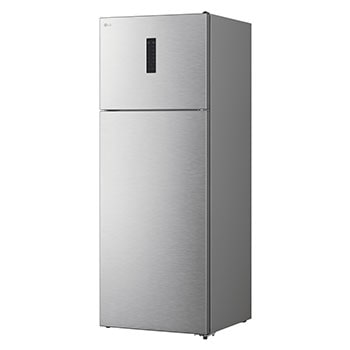 صورة جانبية للثلاجة توضح العمق وتصميم المقبض