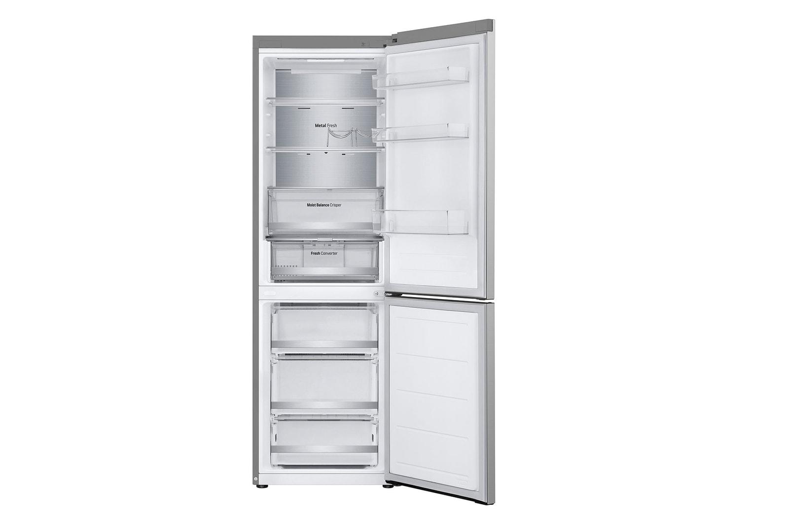 front open with food stored