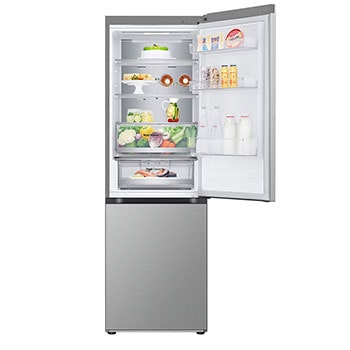 top door open with food stored