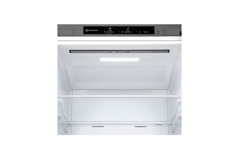 Top freezer view