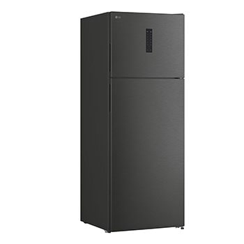 صورة للجانب الأيمن من ثلاجة بمجمد علوي