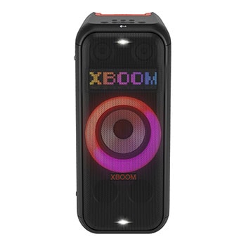 المنظر الأمامي لـ سماعة حفلات LG 2023 XBOOM XL7T مزودة بتقنية البلوتوث XL7T
