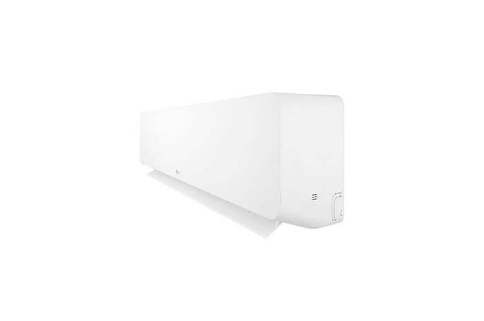 عرض أمامي لـ مكيف الهواء LG HERO On/Off Air Conditioner بقوة 1.5 حصان، تبريد/تدفئة، سرعة في التبريد والتدفئة، ريشة زرقاء، تأرجح تلقائي، تنظيف تلقائي، مؤقت، إعادة تشغيل تلقائي، وضع السكون S4-H12RZAAA