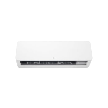 عرض أمامي لـ مكيف الهواء LG HERO On/Off Air Conditioner بقوة 1.5 حصان، تبريد/تدفئة، سرعة في التبريد والتدفئة، ريشة زرقاء، تأرجح تلقائي، تنظيف تلقائي، مؤقت، إعادة تشغيل تلقائي، وضع السكون S4-H12RZAAA