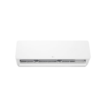 عرض أمامي لـ مكيف الهواء LG HERO On/Off Air Conditioner بقوة 1.5 حصان، تبريد/تدفئة، سرعة في التبريد والتدفئة، ريشة زرقاء، تأرجح تلقائي، تنظيف تلقائي، مؤقت، إعادة تشغيل تلقائي، وضع السكون S4-H12RZAAA