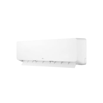 عرض أمامي لـ مكيف الهواء LG HERO On/Off Air Conditioner بقوة 1.5 حصان، تبريد/تدفئة، سرعة في التبريد والتدفئة، ريشة زرقاء، تأرجح تلقائي، تنظيف تلقائي، مؤقت، إعادة تشغيل تلقائي، وضع السكون S4-H12RZAAA