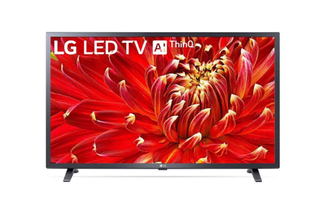 LG تلفزيون LED الذكي مقاس 43 بوصة LM6370 من LG، تلفزيون LED الذكي بتقنية Full HD HDR، تلفزيون w/ThinQ AI, 43LM6370PVA