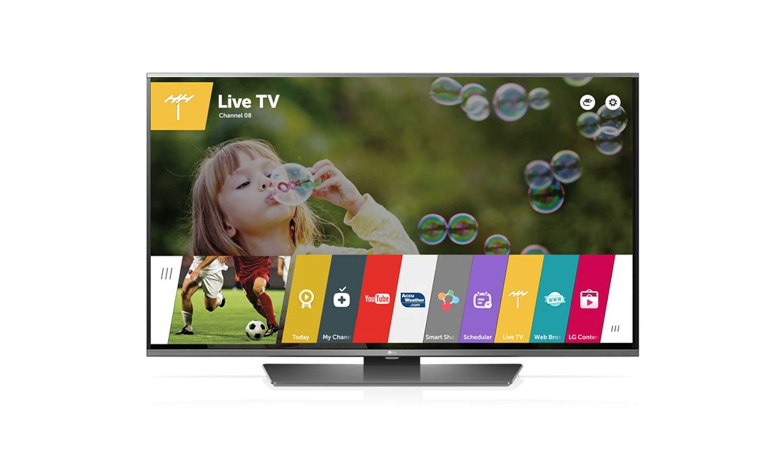 المنظر الأمامي لـ LG webOS TV 43LF6300