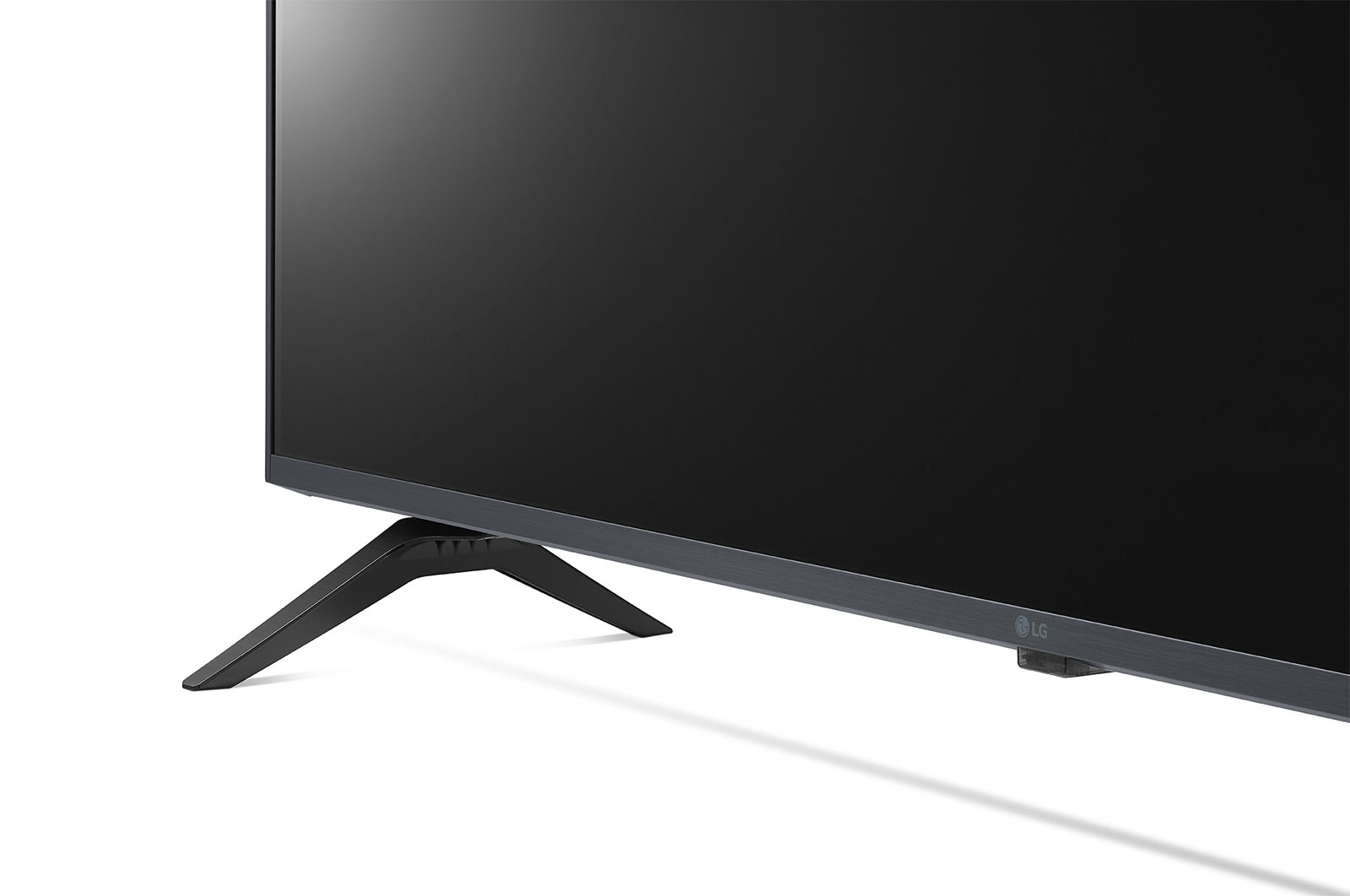 LG سلسلة تلفزيون LG UHD 4K‏ 43 بوصة UP77، بتصميم شاشة السينما الرائع بدقة 4K والمزود بتقنية Active HDR ونظام تشغيل WebOS بالإضافة إلى تقنية Smart AI ThinQ , 43UP7750PVB