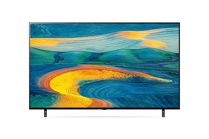 LG تلفزيون إل جي Real 4K Color Technology LED TV 55 بوصة QNED7S ، تصميم شاشة السينما 4K Cinema HDR WebOS Smart AI ThinQ التعتيم المحلي, 55QNED7S6QA