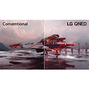LG تلفزيون إل جي Real 4K Color Technology LED TV 55 بوصة QNED7S ، تصميم شاشة السينما 4K Cinema HDR WebOS Smart AI ThinQ التعتيم المحلي, 55QNED7S6QA