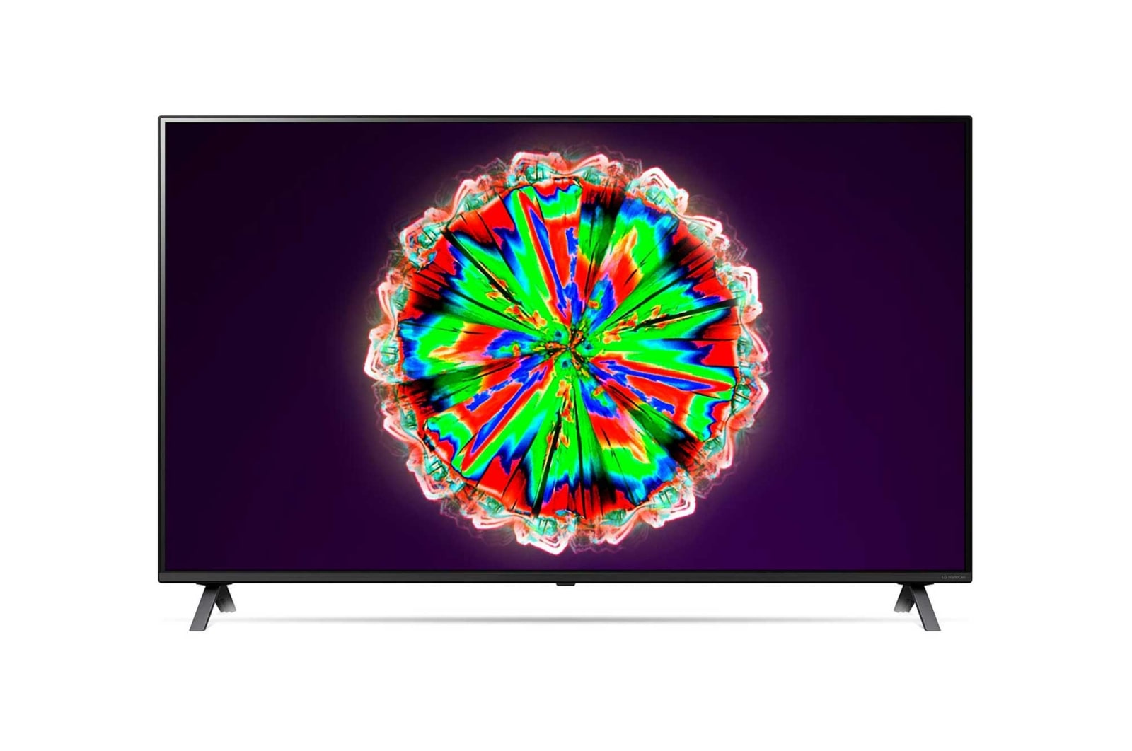 LG NanoCell TV 65 Inch NANO80 Series, Cinema Screen Design 4K Active HDR WebOS Smart AI ThinQ Local Dimming, 65NANO80VNA