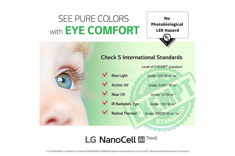 LG سلسلة تلفزيون LG NanoCell،‏ 65 بوصة NANO80، بتصميم شاشة السينما الرائع بدقة 4K والمزود بتقنية Active HDR ونظام تشغيل WebOS بالإضافة إلى تقنية Smart ThinQ AI وتقنية الإعتام المحلي , 65NANO80VPA