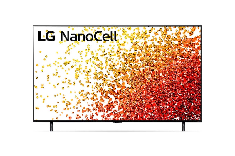 LG سلسلة تلفزيون LG NanoCell، 65 بوصة NANO90، بتصميم شاشة السينما الرائع بدقة 4K وتقنية Cinema HDR ونظام تشغيل WebOS بالإضافة إلى تقنية Smart AI ThinQ وتقنية إعتام الصفيف الكامل, 65NANO90VPA