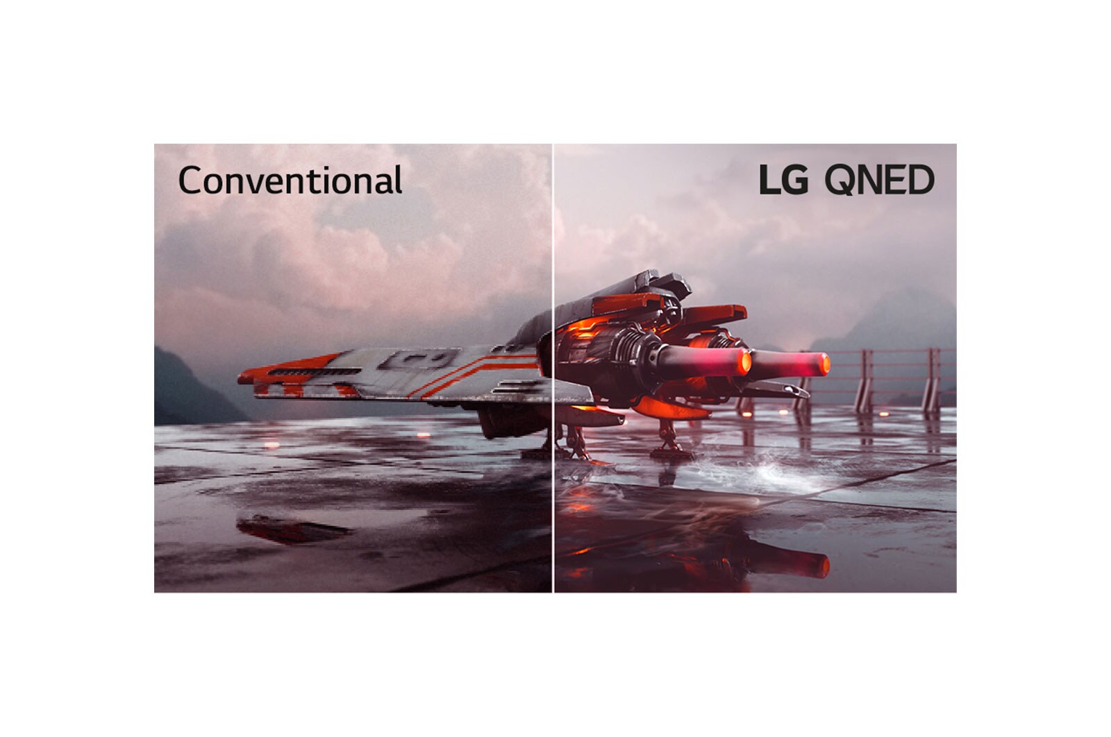 LG تلفزيون إل جي Real 4K Color Technology LED TV 65 بوصة QNED7S ، تصميم شاشة السينما 4K Cinema HDR WebOS Smart AI ThinQ التعتيم المحلي , 65QNED7S6QA