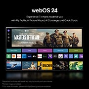 LG تلفزيون LG QNED AI QNED80 4K الذكي مقاس 65 بوصة المدعوم بجهاز التحكم AI Magic remote وميزة HDR10 وواجهة webOS24 طراز 65 عام (2024), 65QNED80T6B