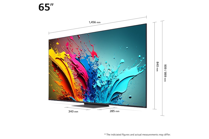 LG تلفزيون LG QNED AI QNED86 4K الذكي مقاس 65 بوصة المدعوم بجهاز التحكم AI Magic remote وميزة HDR10 وواجهة webOS24 طراز 65 عام (2024), 65QNED86T6A