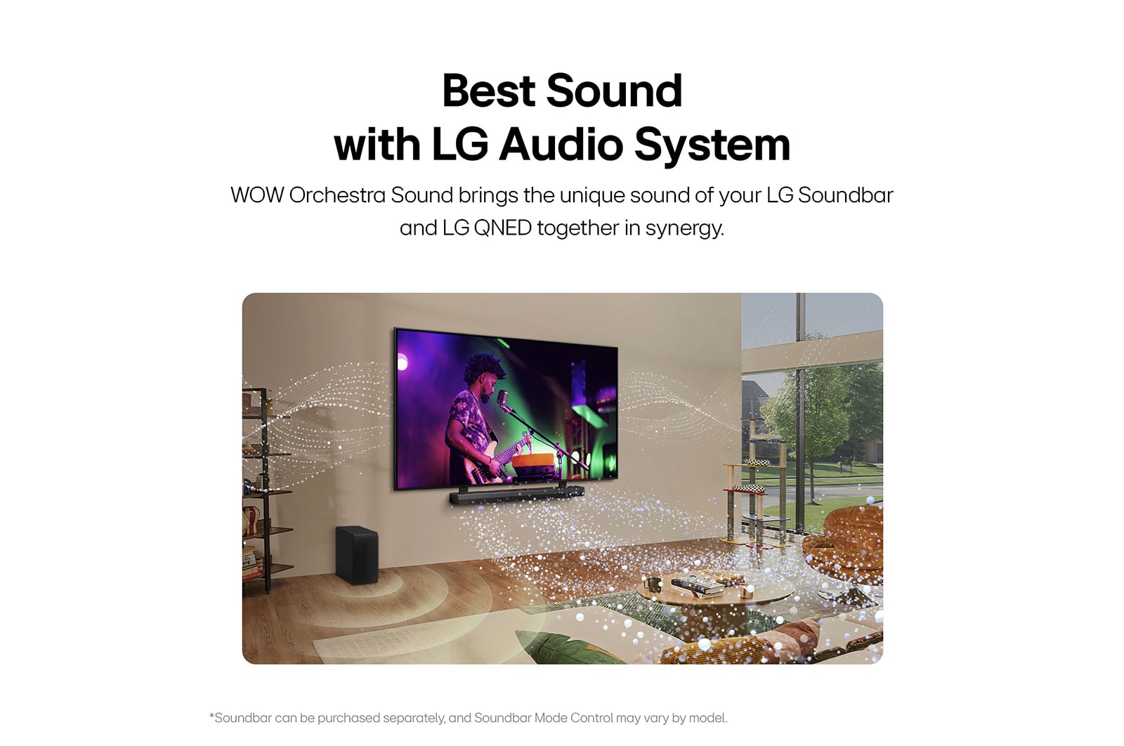 LG تلفزيون LG QNED AI QNED86 4K الذكي مقاس 65 بوصة المدعوم بجهاز التحكم AI Magic remote وميزة HDR10 وواجهة webOS24 طراز 65 عام (2024), 65QNED86T6A