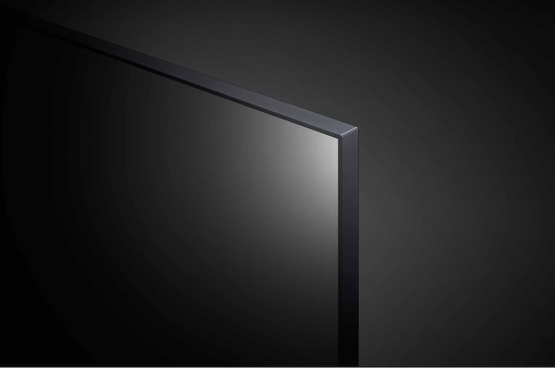 LG سلسلة تلفزيون LG UHD 4K‏ 65 بوصة UP77، بتصميم شاشة السينما الرائع بدقة 4K والمزود بتقنية Active HDR ونظام تشغيل WebOS بالإضافة إلى تقنية Smart AI ThinQ , 65UP7760PVB