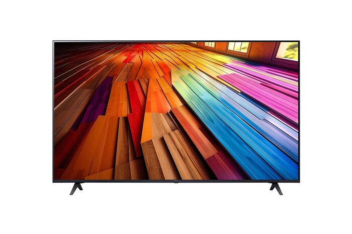 Front view of LG UHD TV, 