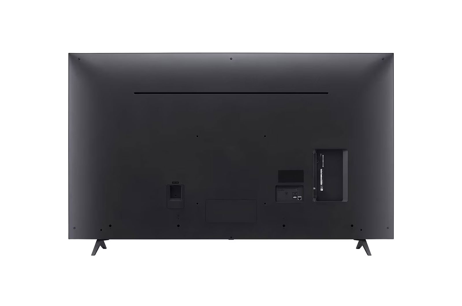 Rear view of LG UHD TV, 