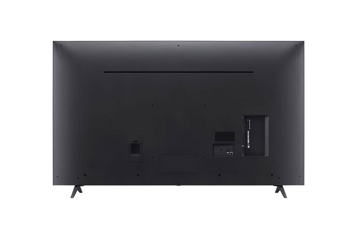 Rear view of LG UHD TV, 