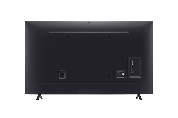 Rear view of LG UHD TV,