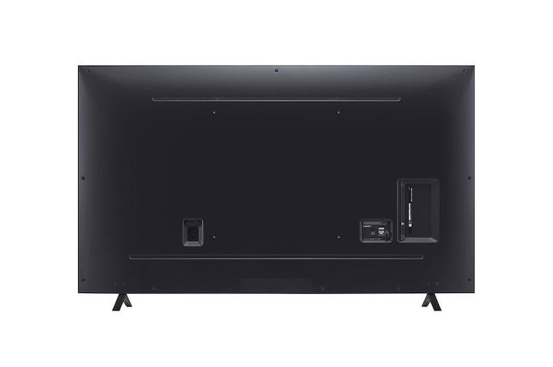 Rear view of LG UHD TV, 