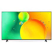 LG تلفزيون NanoCell من إل جي مقاس 86 بوصة من السلسلة NANO79، مع HDR (النطاق الديناميكي العالي) السينمائي بدقة 4K لتصميمات شاشة السينما وتقنية AI ThinQ للتلفزيون الذكي بنظام التشغيل WebOS , 86NANO796QA